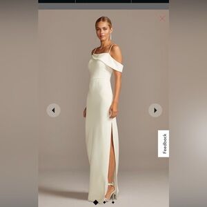 Wedding dress, NEW w/ tags, size 10, David’s Bridal. Never worn, changed venues!